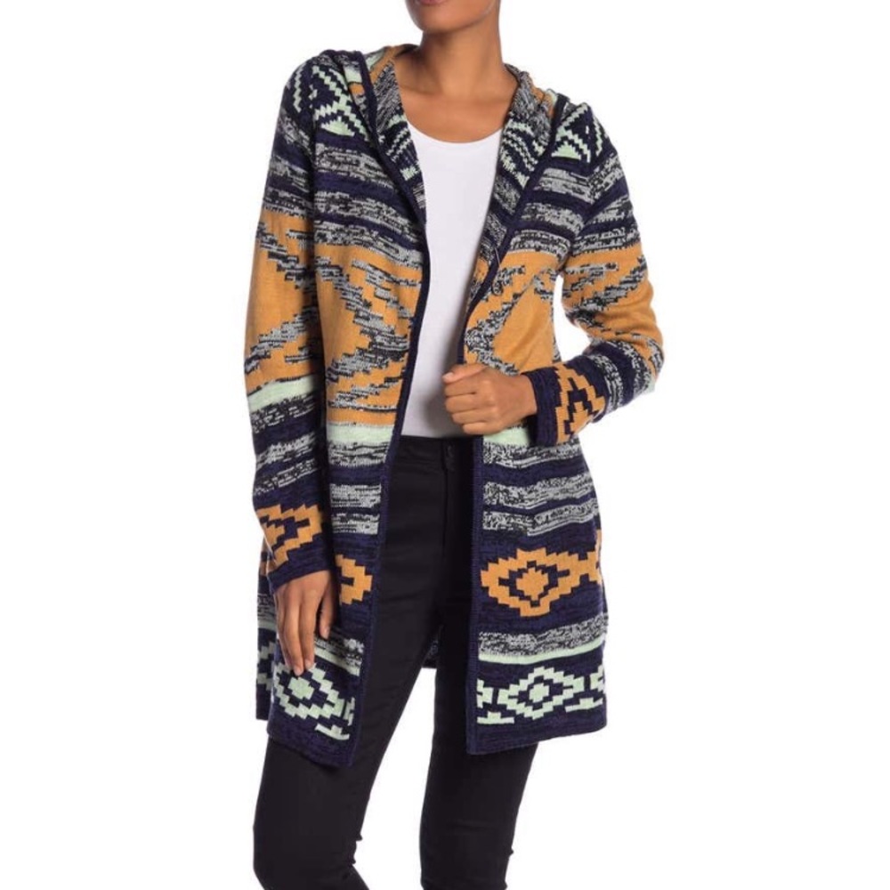 Papillon Aztec cardigan